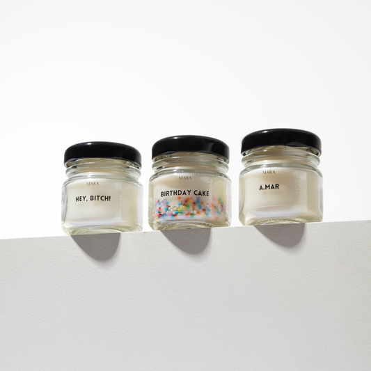 Kit 3 Mini Velas Aromáticas - MARA